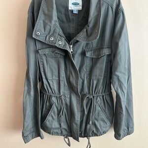 Old Navy Dark Green Utility Jacket